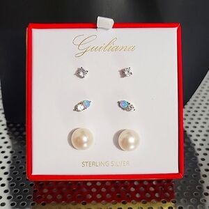 Sterling Silver Post Earring set